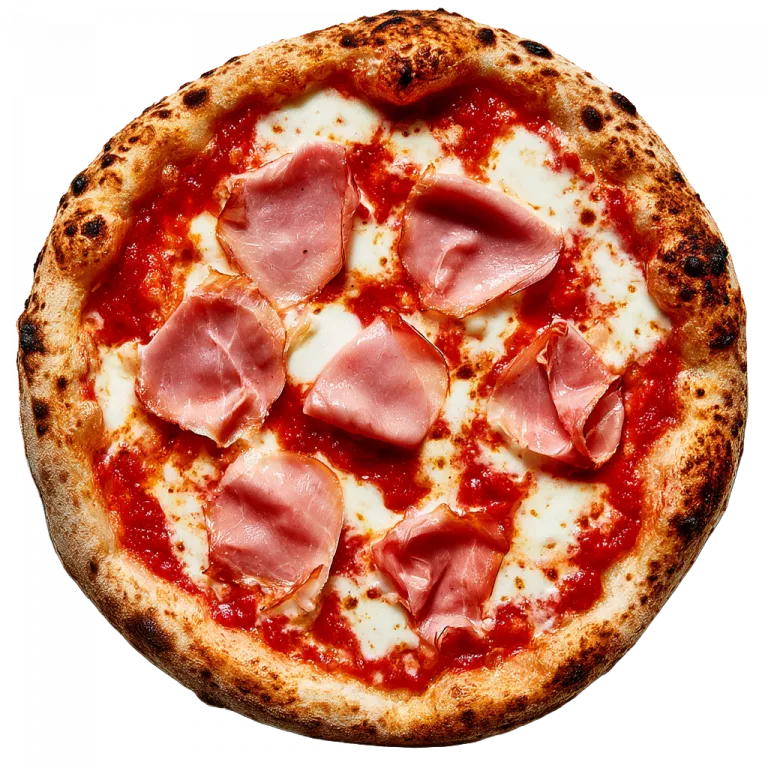 Pizza Prosciutto mit gekochtem Schinken